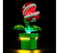 BRIKSMAX Kit de iluminación LED para Lego Super Mario Planta Piraña - Compatible con Lego 71426 Building Blocks Model- No incluir el Conjunto de Lego