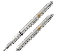 Brillante Cromo Space Pen con Shuttle Emblema