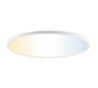 BRILLANTE Panel LED Lumaro redondo Ø 42 cm Plafón LED regulable con mando a distancia 3000 lúmenes, 27006500K CCT luz nocturna y temporizador Plafón moderno para salón, dormitorio y oficina