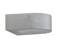 Aplique de pared brilliant tyler gris metal 60 w e27