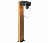 Brilliant CABAR Pilona Aplique de exterior madera oscuro/negro