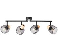 BRILLIANT, foco empotrable, 4 luces, giratorio, color Giada, IP20, casquillo E14. Adecuado para lámparas tipo "gota"