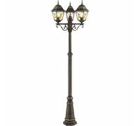 Brilliant Lámpara al aire libre de Janel, Dore Black, E27 Max 3x60W