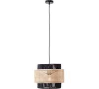 BRILLIANT, lámpara colgante Arles, 35 cm, mate/ratán, mate/ratán, modelo 99529/06