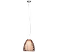 BRILLIANT, lámpara colgante de 30 cm, color marrón relajante, IP20, casquillo E27, 60 vatios, regulable, apta para bombillas estándar