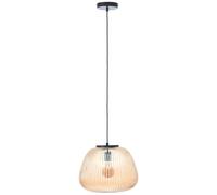 BRILLIANT, lámpara colgante de 35 cm, modelo Kaizen, color marrón, IP20, casquillo E27, 40 vatios, regulable, apta para bombillas convencionales