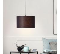 BRILLIANT Lámpara colgante Esher | Lámpara de techo moderna y sencilla | 38 cm | Negra | 1 x E27, máx. 40 W