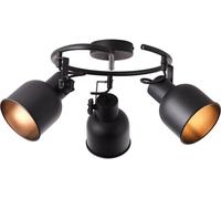 BRILLIANT, lámpara empotrada en espiral, de 3 luces, color , IP20, casquillo E14, 18 vatios, regulable, apta para lámparas tipo "gota"