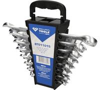 BRILLIANT TOOLS BT011015 Juego de llaves combinadas, 15 pzs [Powered by KS TOOLS]
