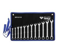 Brilliant Tools Juego de llaves de estrella de carraca BT013112 – 12 pzs 8-19 mm