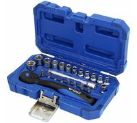 Casquillo Brilliant Tools Juego de llaves y carracas 1/4'', 23 pzs