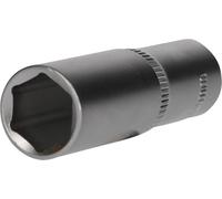 BRILLIANT TOOLS BT021826 Llave de vaso hexagonal de 3/8", versión larga, 14 mm [Powered by KS TOOLS]