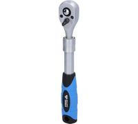 BRILLIANT TOOLS BT021996 Carraca reversible telescópica de 3/8" (220 - 320 mm) [Powered by KS TOOLS]