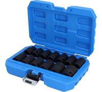 BRILLIANT TOOLS BT022620 Juego de llaves de vaso de impacto hexagonales 1/2", 13 pzs, cortas [Powered by KS TOOLS]