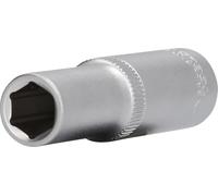 BRILLIANT TOOLS BT022822 Llave de vaso hexagonal de 1/2", versión larga, 12 mm [Powered by KS TOOLS]
