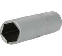 BRILLIANT TOOLS BT022825 Llave de vaso hexagonal de 1/2", versión larga, 15 mm [Powered by KS TOOLS]