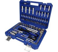 BRILLIANT TOOLS BT023094 Juego de llaves de vaso, 94 pzs, 1/4", 1/2" [Powered by KS TOOLS]