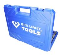 BRILLIANT TOOLS BT023172 Juego de llaves de vaso, 172 pzs, 1/4", 3/8", 1/2" [Powered by KS TOOLS]