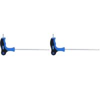 BRILLIANT TOOLS BT041004 Llave Allen con cabeza de bola y mango en T 4,0 x 150 mm [Powered by KS TOOLS] (Paquete de 2)