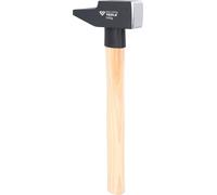 BRILLIANT TOOLS BT077100 Martillo de bola con mango de nogal americano, 1000 g, forma francesa [Powered by KS TOOLS]