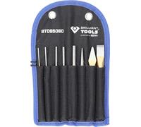 BRILLIANT TOOLS BT085060 Juego de cinceles y botadores, 8 pzs [Powered by KS TOOLS]