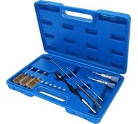 BRILLIANT TOOLS BT551380 Juego de limpieza de asientos y canales de inyectores, 14 pzs [Powered by KS TOOLS]