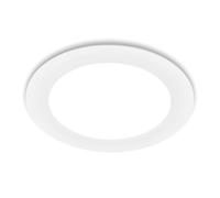 BRILONER - 1x Foco empotrable LED 230V plano, luz blanca neutra, 18W, 1980lm, foco LED, focos de techo, focos LED 230V, 68mm, 220x30mm (DxH), blanco