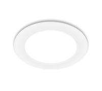 BRILONER - 1x focos empotrables LED 230V planos, luz blanca neutra, 12W, 1200lm, focos LED, focos de techo, focos LED 230V, 170x30mm (DxH), blanco