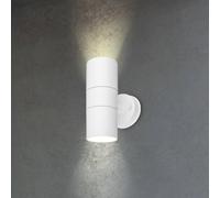Briloner Aplique de exterior 3792026, blanco, plástico, arriba/abajo 2 x GU10