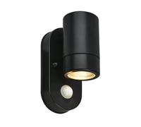 BRILONER - Aplique de exterior con detector de movimiento, protección IP54 contra salpicaduras de agua y polvo, temporizador 30 seg., lámpara de exterior, aplique de pared, foco, iluminación exterior