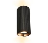 Briloner Aplique de pared, GU10, máx. 9 W, luz arriba y abajo, negro | para salón y dormitorio, lámpara de pared, aplique de dormitorio, apliques para interior, 85x200x80mm, iluminación focal