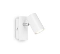 Briloner Aplique de pared Isil A, blanco, 1 luz, metal, orientable