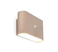 Briloner Aplique de pared LED recargable Chat, beige, 16 cm, plástico, sensor