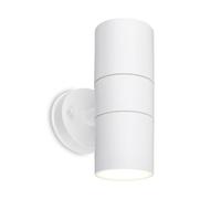 Briloner Aplique de exterior 3792026, blanco, plástico, arriba/abajo 2 x GU10