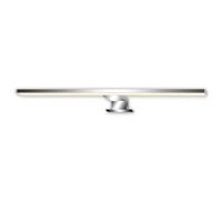 BRILONER - Aplique espejo baño 2 en 1 montaje, protección IP44 contra salpicaduras, luz blanca cálida, apliques espejo de baño, luz espejo, 50 x 10,5 x 4 cm, cromo