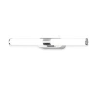 BRILONER - Aplique espejo baño IP44, resistente a las salpicaduras, montada en la pared, 4.000K blanco neutro, apliques espejo de baño, 40x6,5x4,5cm, cromo