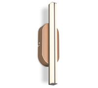 Briloner - Aplique LED Interior Blanco Cálido 30 cm Antracita Bronce | 7W 600lm Lámpara De Pared Aplique Pared Salón Pasillo Cocina Dormitorio Iluminación De Pared Moderna