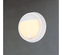 Briloner Aplique LED para exterior 3784016, blanco, regulador táctil, Ø 17 cm