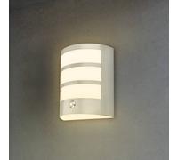 Briloner Aplique LED para exterior 3793014, color cromo, atenuable, IP44