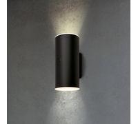 Briloner Aplique LED para exterior con batería 3786015, negro Regulador táctil de