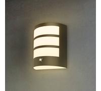 Briloner Aplique LED para exterior con batería 3793015, negro, atenuable, IP44