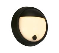 BRILONER - Aplique LED recargable, moderno, con batería táctil, regulable por pasos, temporizador de 15 min., lámpara de exterior, 17x7 cm, negro
