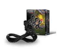 BRILONER - Connect to Shine 12V sistema de jardín juego de 3 cables de extensión de 2m, juego de expansión, IP67 contra inmersión temporal, conexión de enchufe, 2m, negro