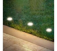 Briloner Foco empotrable LED 3913032 IP67 12 V, extensión de 3 cm, acero inoxidable