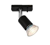 BRILONER - Foco GU10 para sistema de carril giratorio, giratorio | Casquillo GU10 hasta 9 W, giratorio y giratorio, ampliable, foco de riel, riel de luz, foco de techo