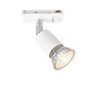 BRILONER - Foco GU10 para sistema de carril giratorio, giratorio | Casquillo GU10 hasta 9 W, giratorio y giratorio, ampliable, foco de riel, riel de luz, foco de techo