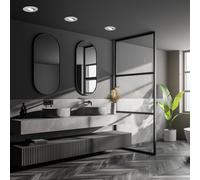 Briloner Foco LED 7597 3 ud IP65 4.000 K cromo mate