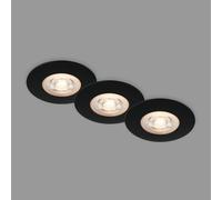 Briloner Foco LED Kulana negro 3 ud IP65