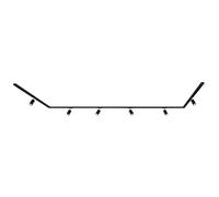 BRILONER - Juego completo de raíles electrificados, 6x GU10 focos orientables, en forma de U/Z, sistema de raíles en el techo, raíl para proyectores, proyector, 4,5m, negro