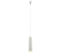 BRILONER - Lámpara colgante LED recargable sin cable, táctil, regulable, luz blanco cálido, sin conexión eléctrica, lamparas colgantes de techo, isla cocina, comedor, salón, 4,5x160cm, Blanco antiguo